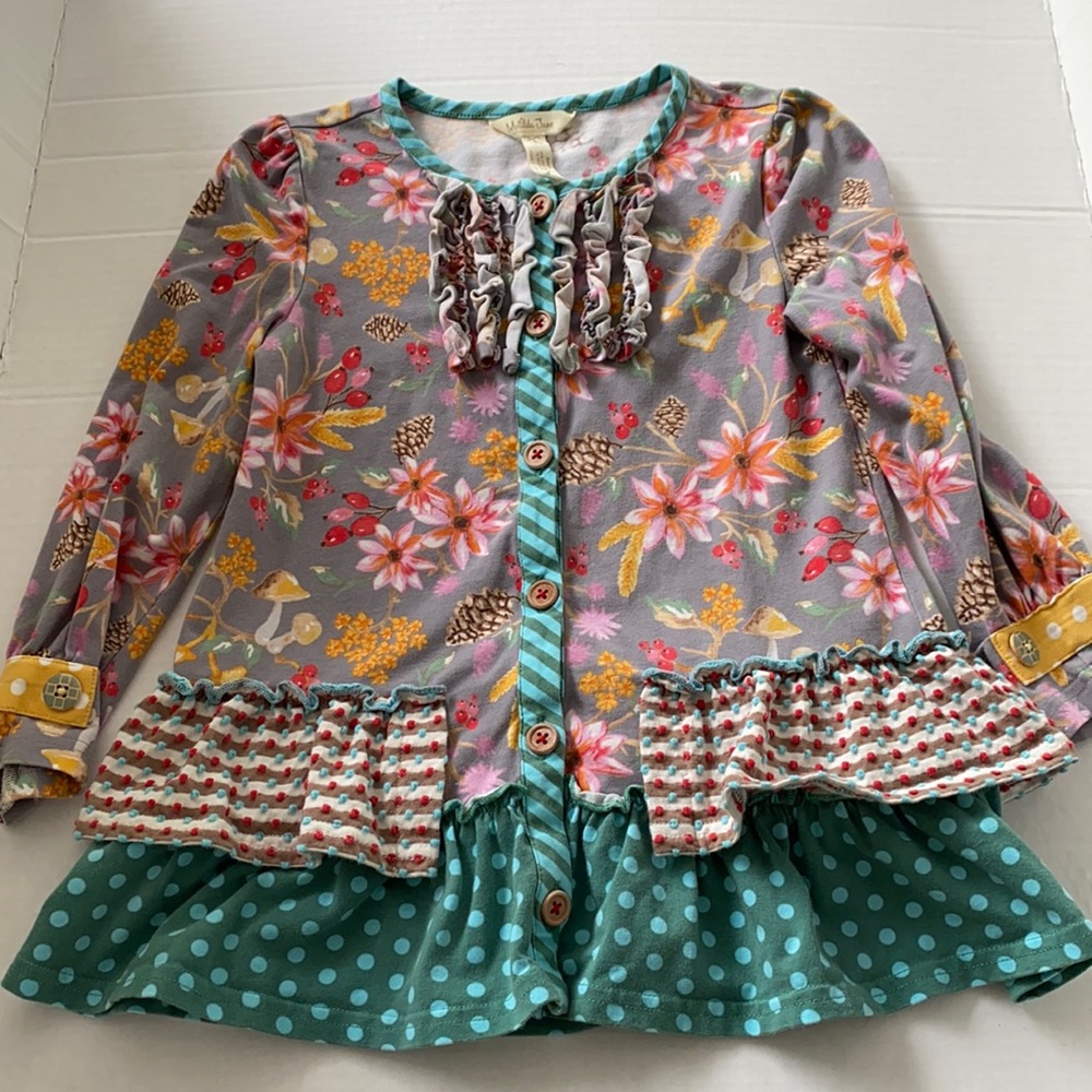 Matilda Jane long sleeve ruffle top shirt